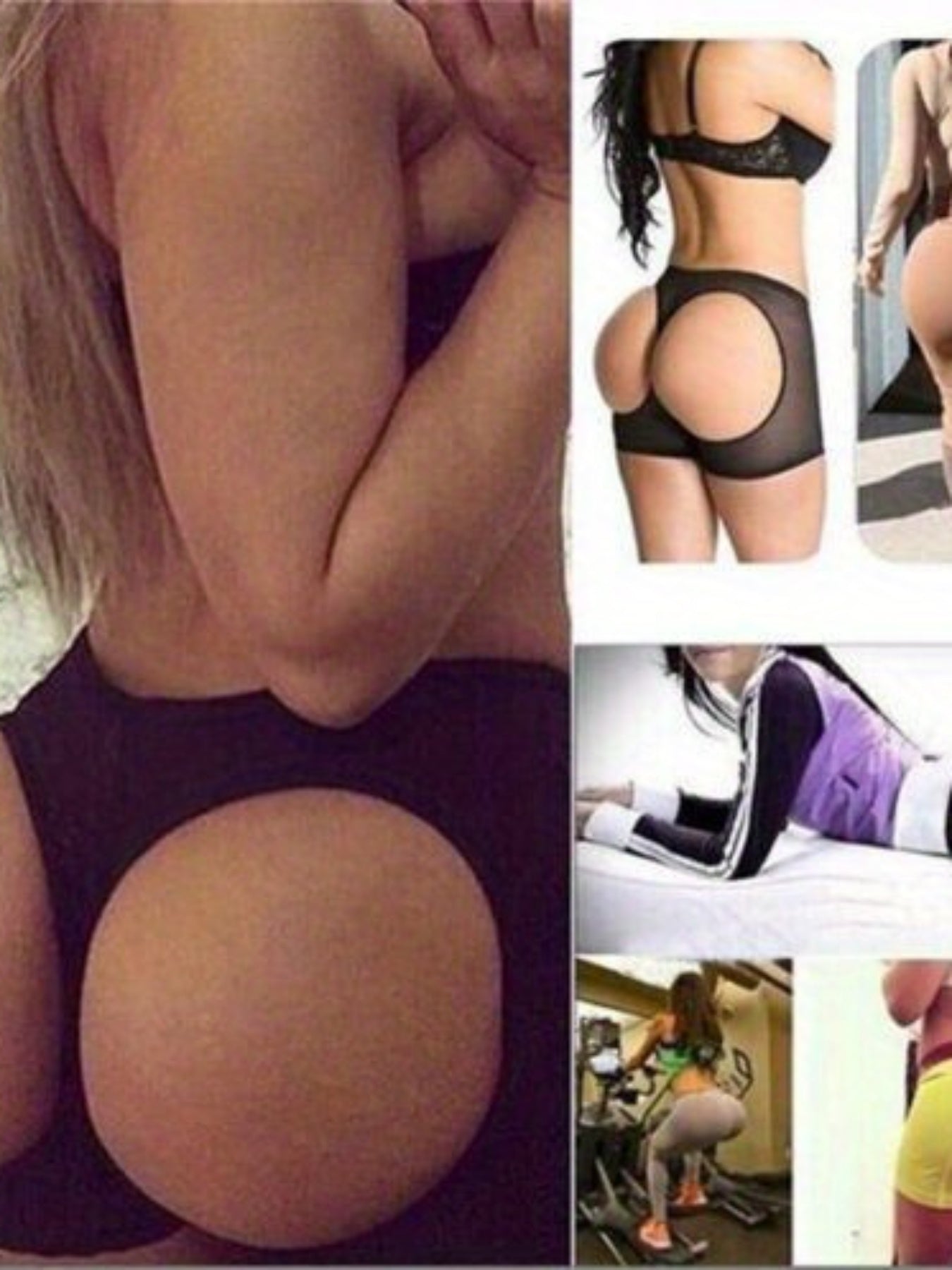 1pc Women Hip Shape Wear, Tummy Control Butt Lifter Panties, Hollow Body-Shaper High Waist Shapewear, Slimmer Boyshort Underwear
