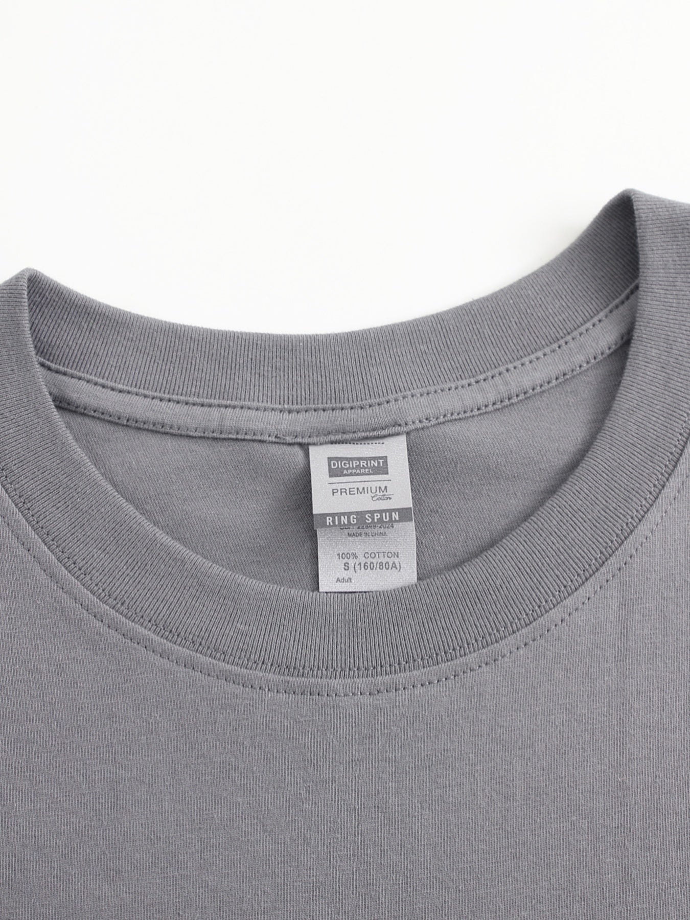 Gray Oversized Men'S T-Shirt, 100%, Available in Sizes 0XL-4XL, Featuring a Round Neck And Short Sleeves, Suitable for Casual Wear in for All Seasons. Local Warehouse Shipping for Men'S Gifts And Apparel, Plus Size