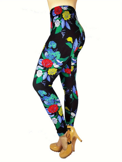 Leggings for Women Tie-Dye & Printed Fashion Leggings Regular/ One Size