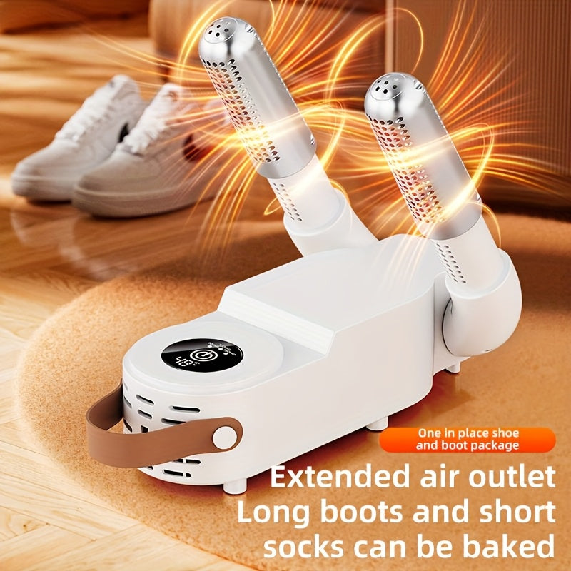 1pc Electric Boot Warmer, Electric Shoe Dryer, Multifunctional Shoe Dryer, High-power Dryer, Intelligent Constant-temperature Quick Drying, Universal for Many Shoes, No Injury to Shoes, Flexible Folding Telescopic Shoe Dryer.