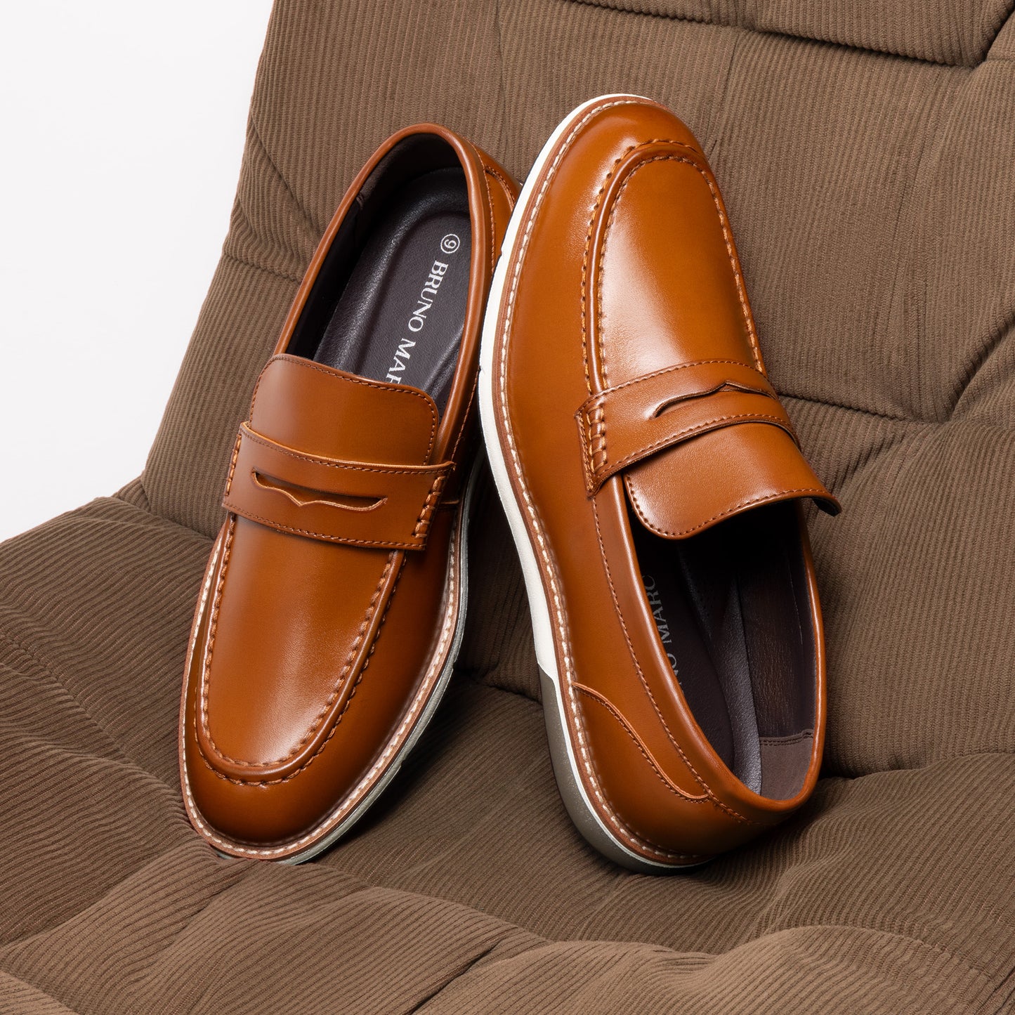 Men's Dress Penny Loafer Slip-on Shoes Comfortable Fit Long-Lasting Wear Easy Slip-On Classic & Smart Style
