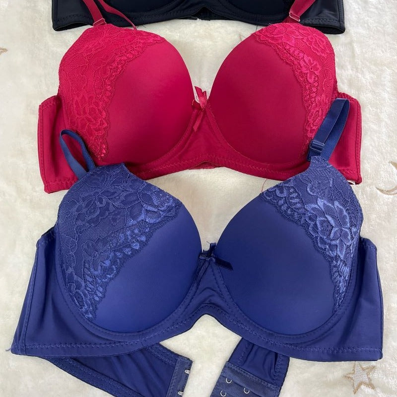 07 6Pack of Color 3Roe Button Bras B Cup and C Cup and D Cup and DD Cup