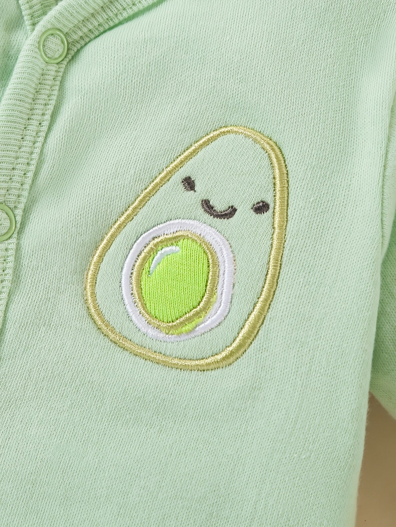 8pcs & Unisex Outfit Suit - Soft Avocado Print Romper, Matching Hat, Bib, Pants, Coat & More | - Clothing (Machine Washable) | 8pcs for 8pcs Set, Perfect for Outdoor