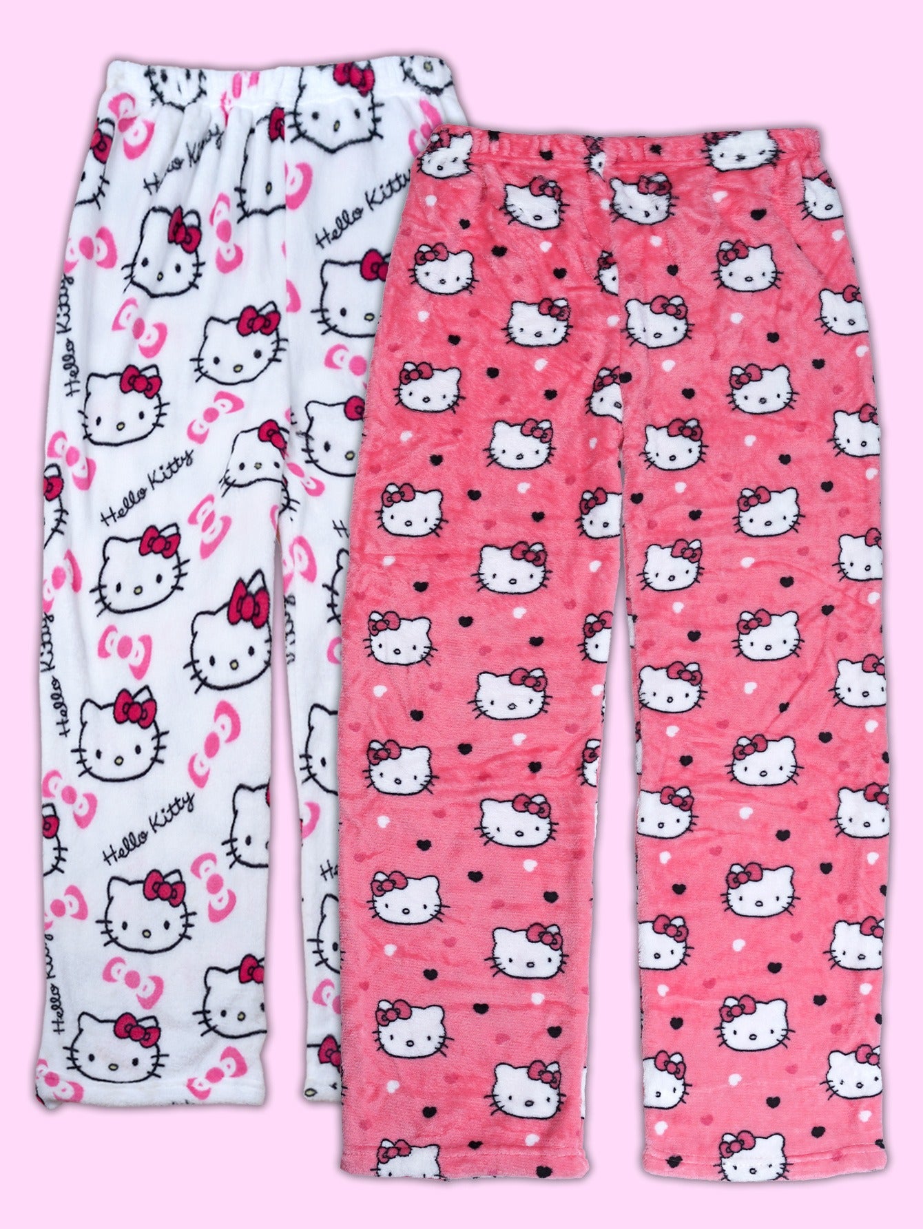 Random 2pcs Hello Kitty Pajamas Pants Sanrio Anime Women's Pajama Pants Cartoon Couple Home Sleepwear Trousers Leisure Home Clothing