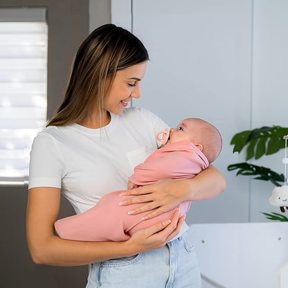 3-Pack Newborn Swaddling Blankets - Womb-Like Wrap Design