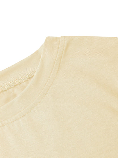 Elegant Light Luxury High-end Temperament Style Wear! Women's Printed T-Shirt-Pearl Diamond Jewelry Women's Design | Light Luxury Gorgeous Daily | Soft and Breathable Upper Body Fabric, Spring and Summer Casual Round Neck Short-sleeved Top