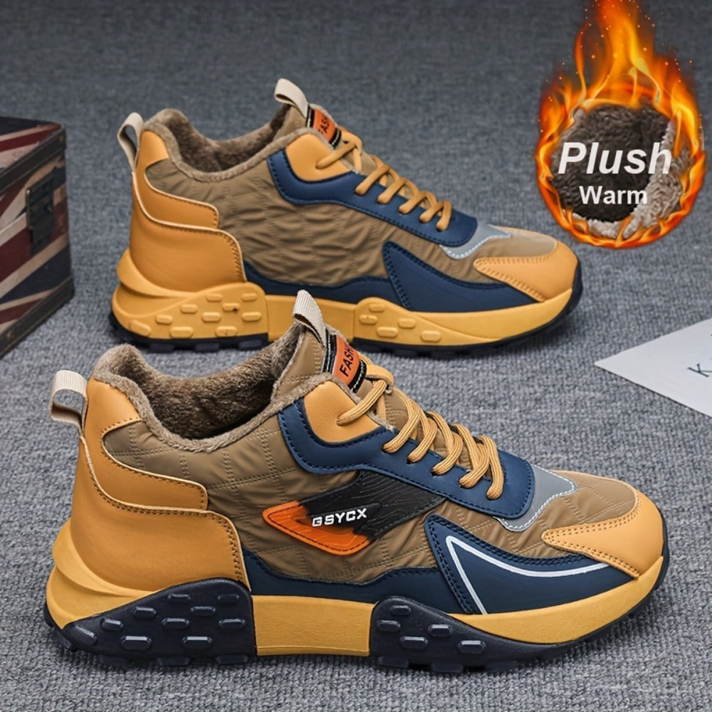 Men's Snow Boots - Non-Slip Sole & Warm Lining