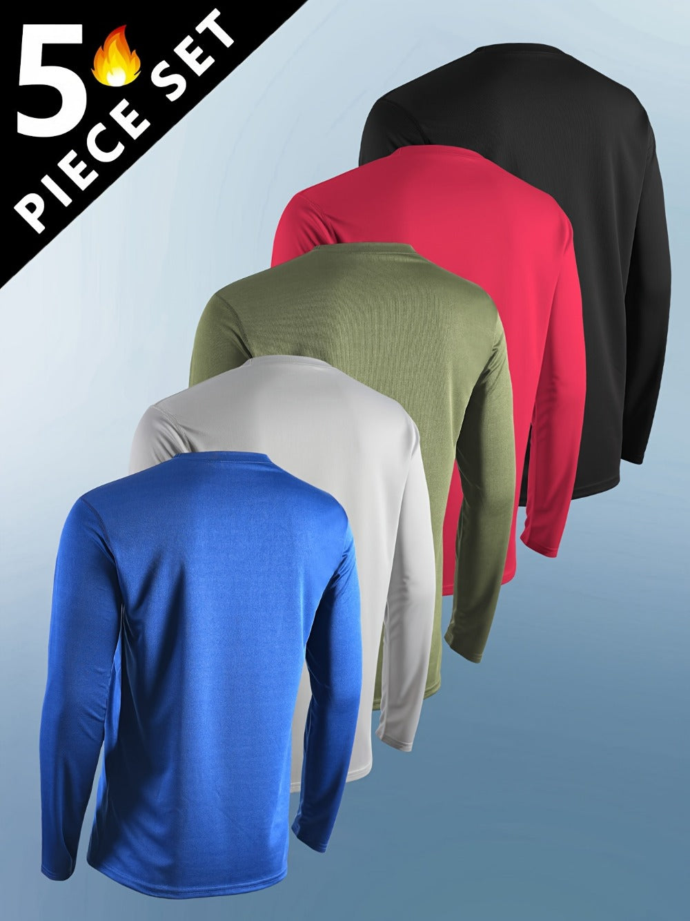 Men's Performance Shirt - Classic Neck Long Sleeve 084389