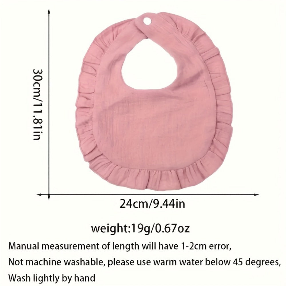 Baby Bibs - 10-Pack Patterned Feeding Set