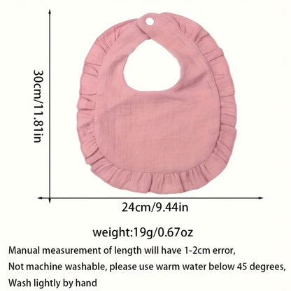 Baby Bibs - 10-Pack Patterned Feeding Set