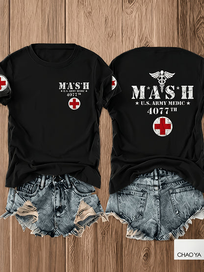 White Printed T-Shirt - product view 33