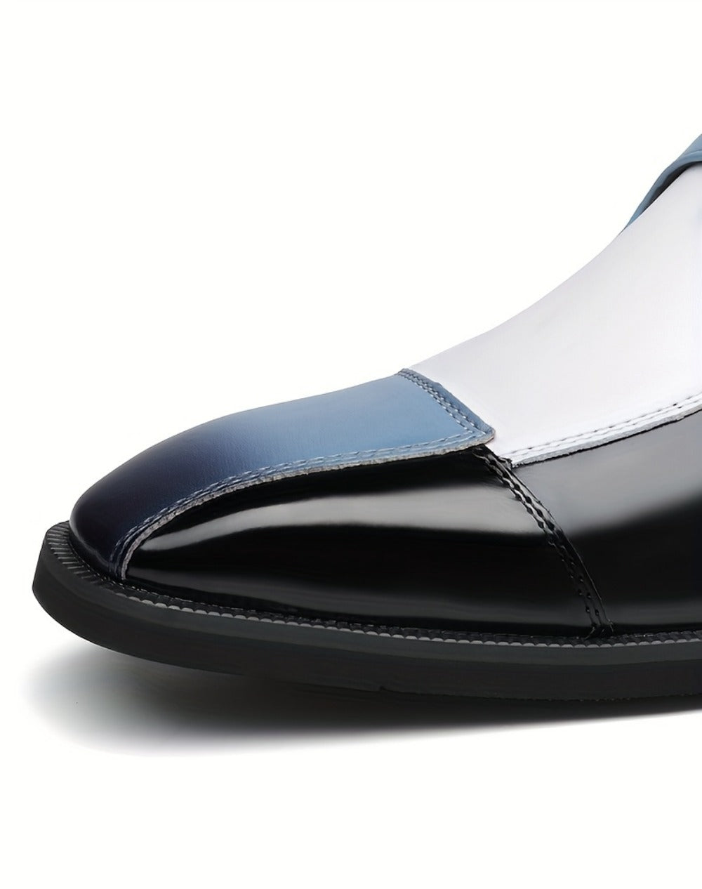 Men's Loafers & Slip-Ons - Color Blocked & Metal Buckle 120933
