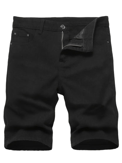 3-pack Men'S Jeans - Trendy Ripped Denim Shorts - Stylish, Versatile, Slim Fit, Casual Pants - New - Perfect For Outdoor Camping And Sports
