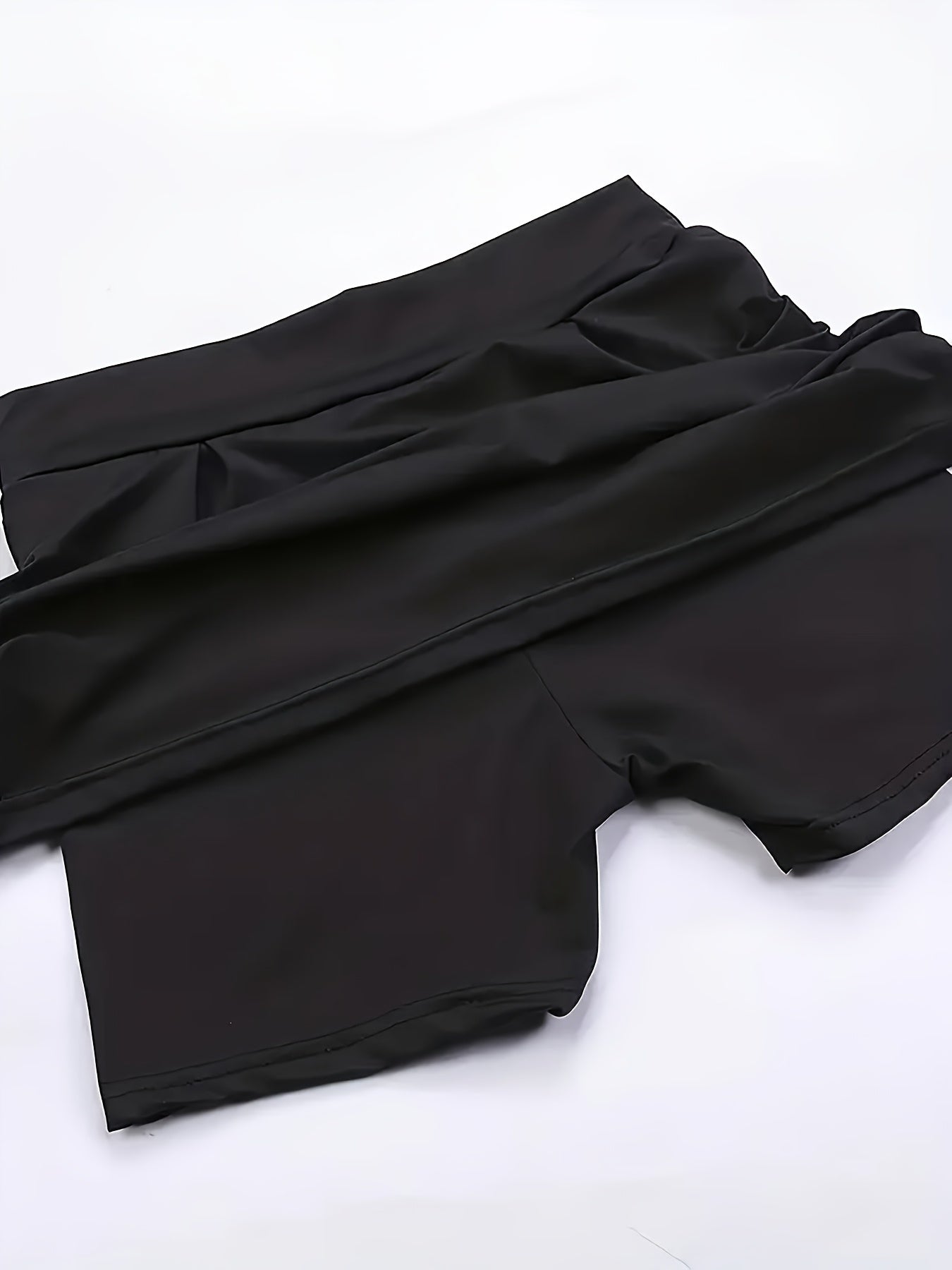 Women's Black+Red+Gray+Blue Shorts - product view 13