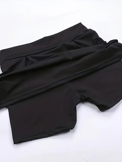 Women's Black+Red+Gray+Blue Shorts - product view 13
