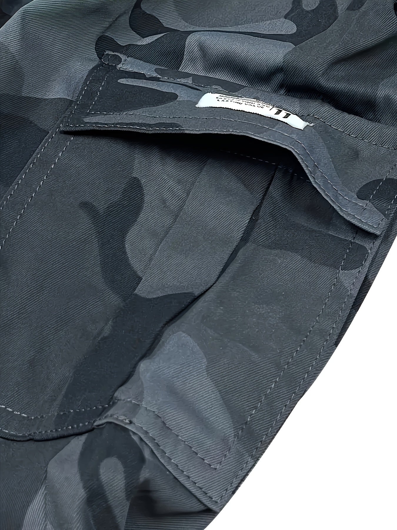 3pcs of Summer Camouflage Workwear Shorts, Fashionable Street Tactical Camouflage Casual Shorts, Loose Large Pocket Work Shorts, Can Be Used As Gifts