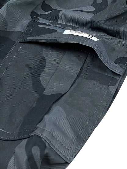 3pcs of Summer Camouflage Workwear Shorts, Fashionable Street Tactical Camouflage Casual Shorts, Loose Large Pocket Work Shorts, Can Be Used As Gifts