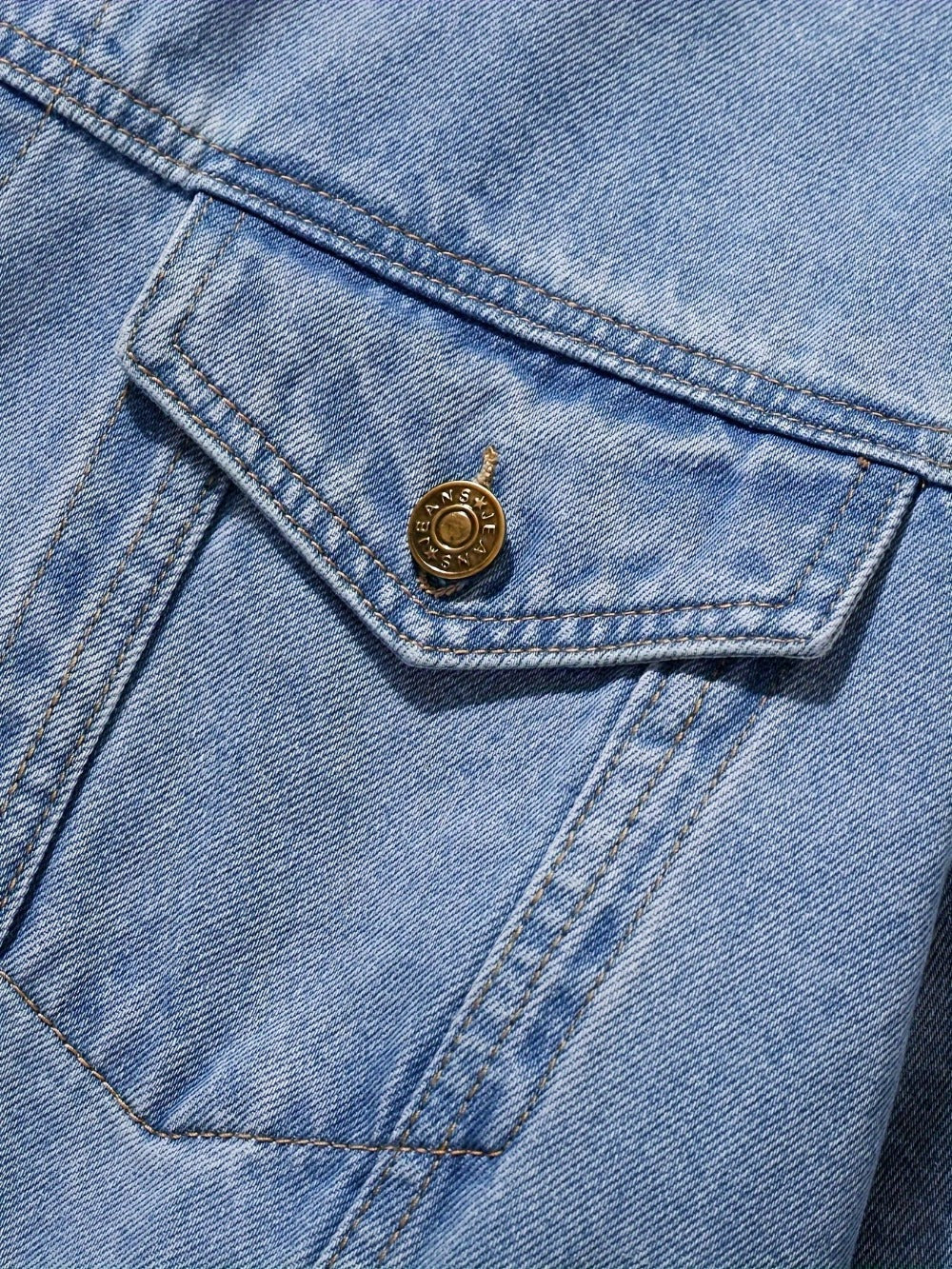 Men's Versatile Denim Pullover Coat Everyday 037