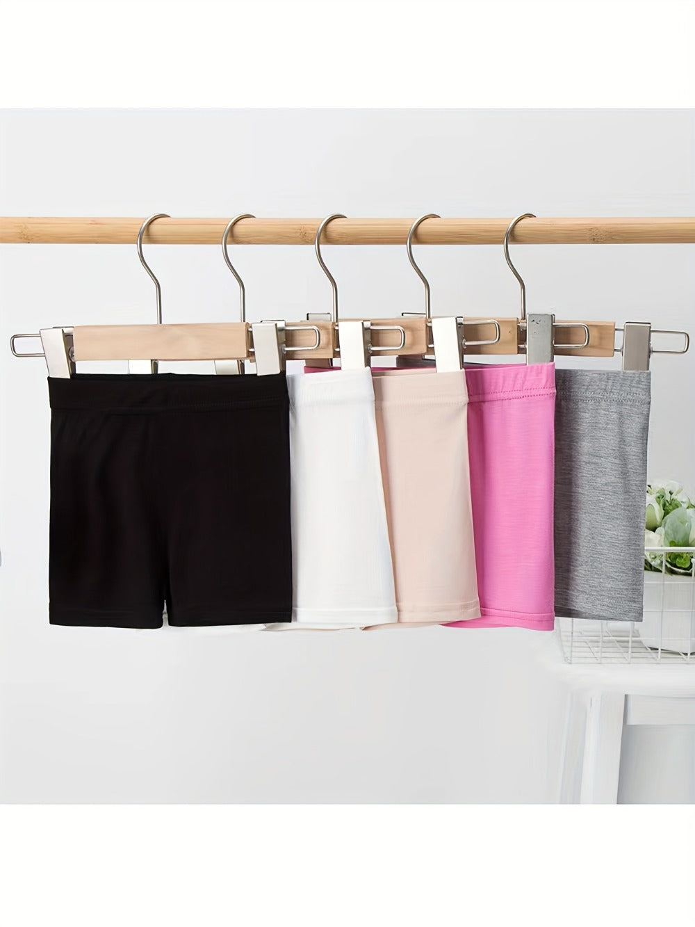 Toddler Girl Solid Color Shorts - Everyday Style