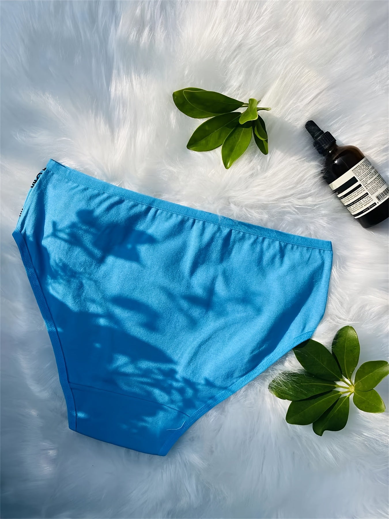 12pcs Set of Mid-Rise Pure Printed Women's Shapewear Panties, Breathable, Sexy, and Comfortable (Random Delivery)