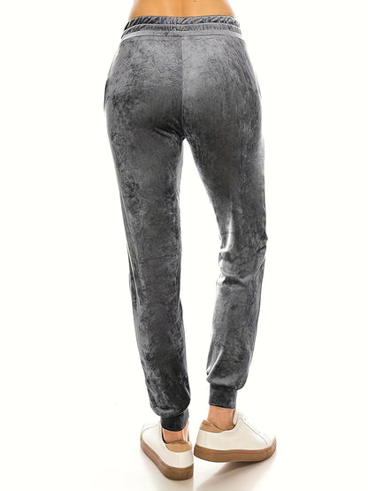 BCCSK Casual Velvet Jogger For Women/ Super Soft Warm Winter Leggings Yoga Pants/ Women'S Clothings
