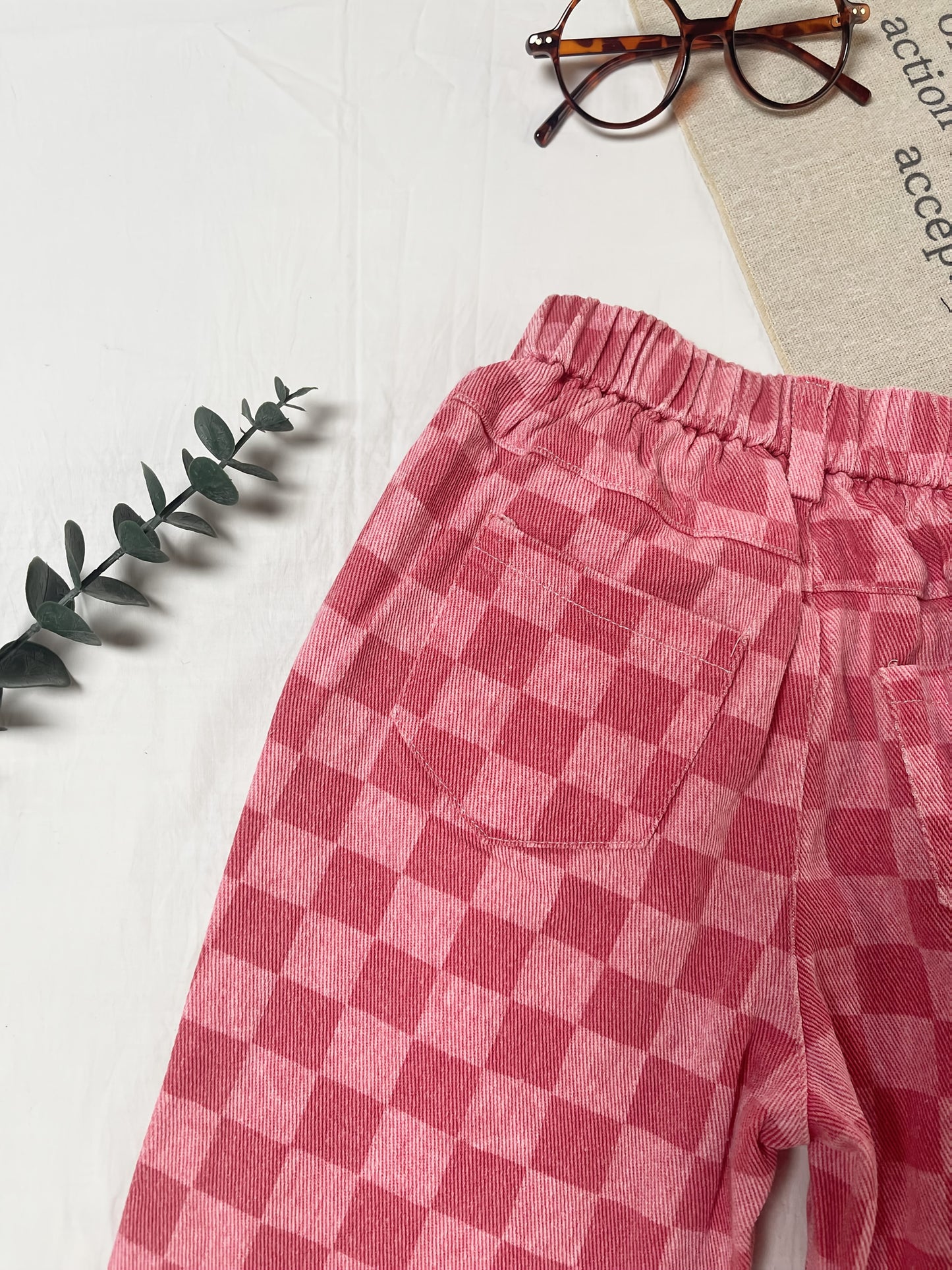 2024 Autumn Winter New Collection Boys And Girls Korean Easy Japanese Trendy Fashion Plaid Long Pant, for Outdoor