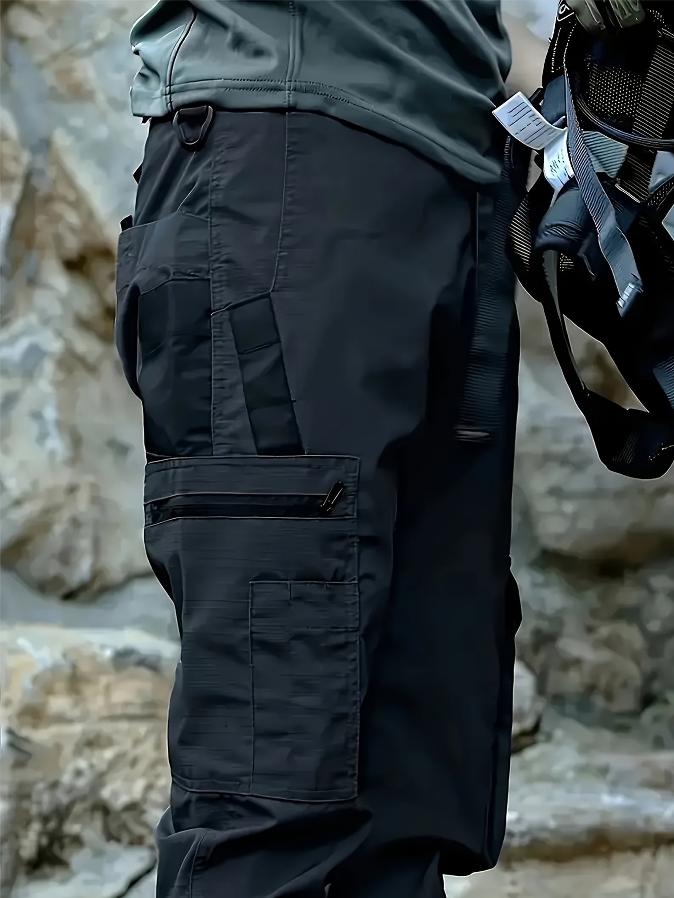 Men'S Tactical Cargo Pants - Quick-Dry Lightweight, Multi-Pocket Design, Regular Fit for Hiking, Camping, Outdoor Adventures (Belt Not Included), Hiking Pants, Adventure Clothing, Rugged Style, Scratchresistant Material, Utility Trousers