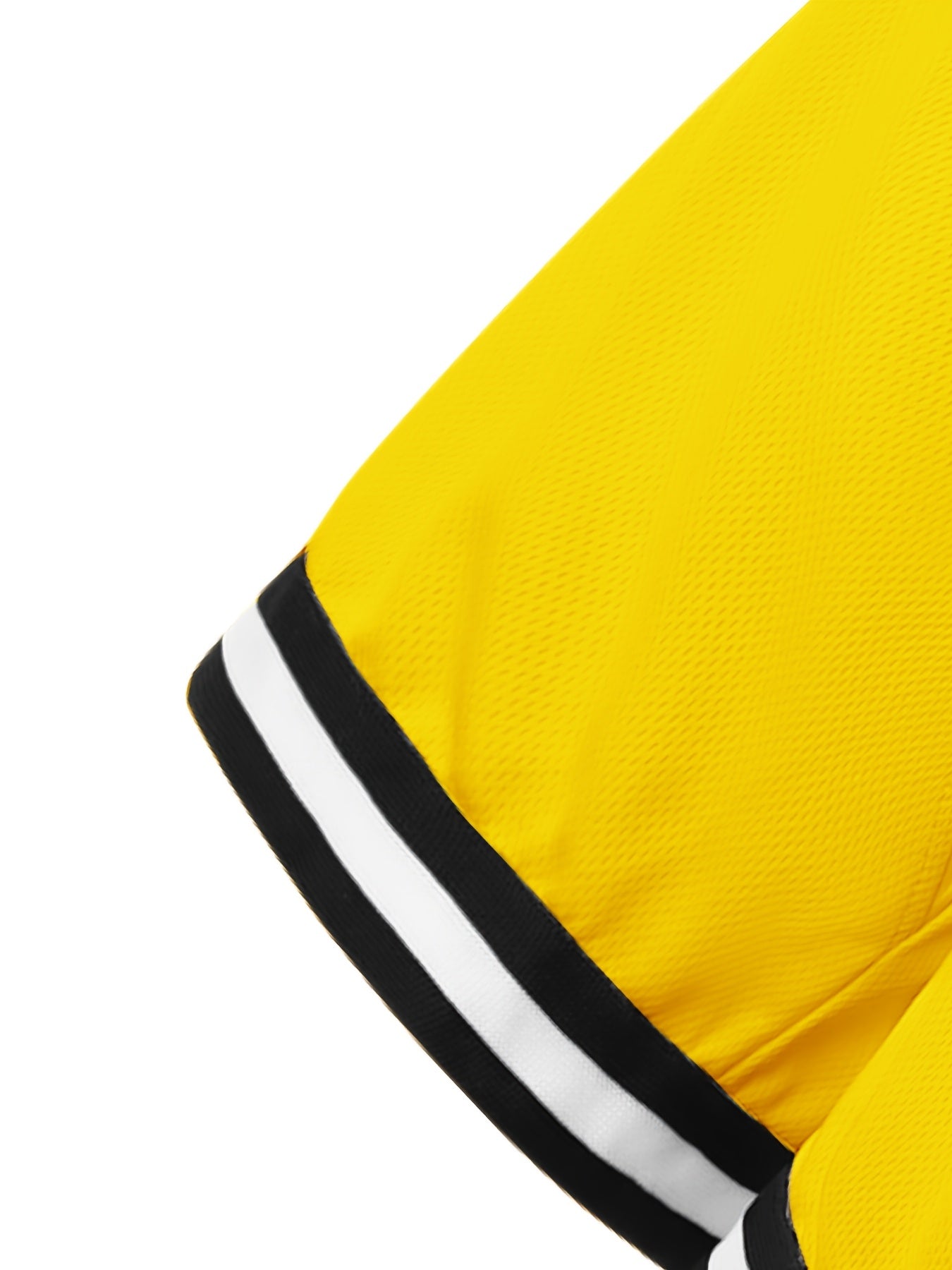 Men's Black + Red + White + Yellow + Green + Khaki Polyester Shorts - product view 8