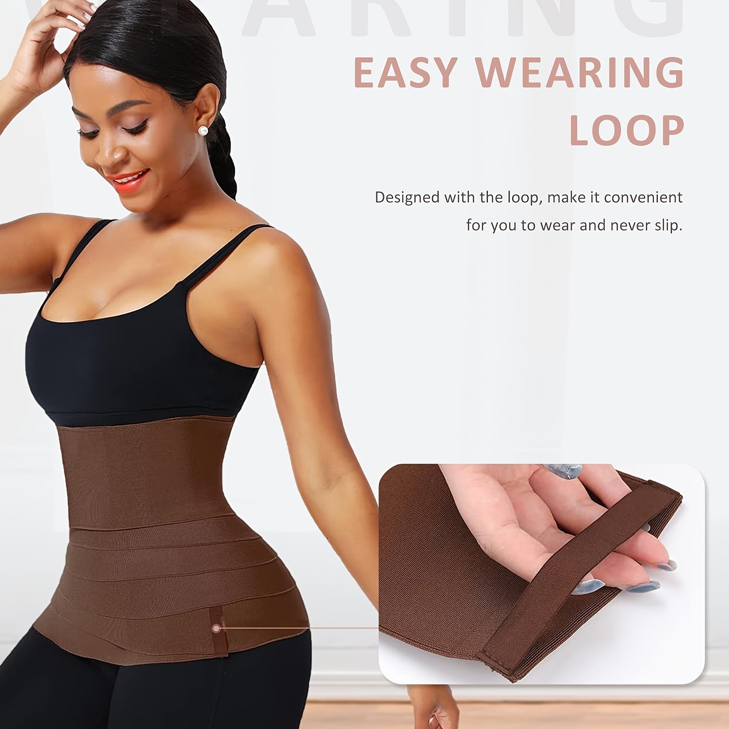 Women Waist Trainer Bandage Wrap Sauna Belt Long Torso Tummy Wraps Belly Body Shaper Waist Trimmer Belt