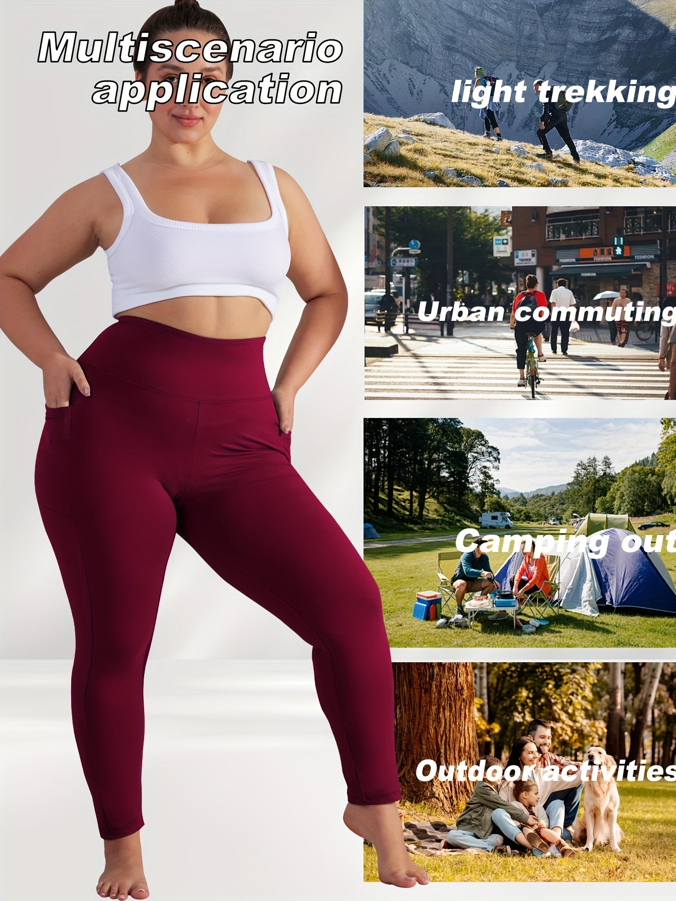 Women's Black Leggings - product view 31