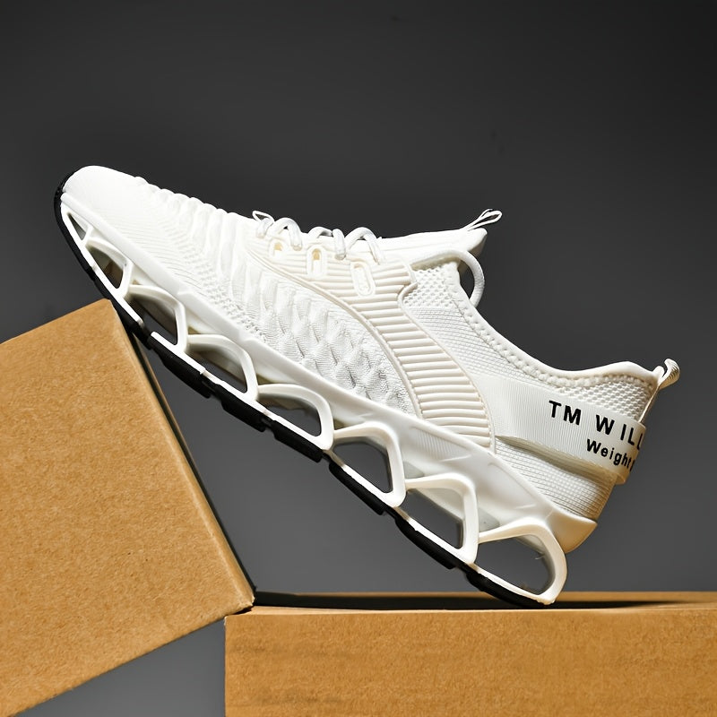 Hdoxse-Men'S Comfortable Breathable Fabric Running Shoes - Cool Design Outsole Men'S Running Shoes - Lightweight Breathable Mesh Shoes - Stable Support Walking Shoes - Men'S Fashion Shoes - Hiking Shoes