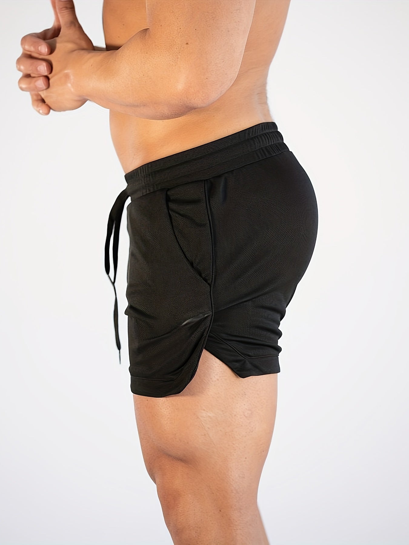Men's Gym Workout Shorts Running Lightweight Athletic Short Pants Bodybuilding Training