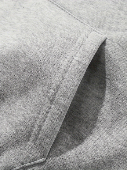 3pcs Men's Thick Hooded Sweatshirts in Solid Color - Casual & Sporty Pullover Hoodies, Long Sleeve, Loose Fit, Machine Washable for Fall & Winter