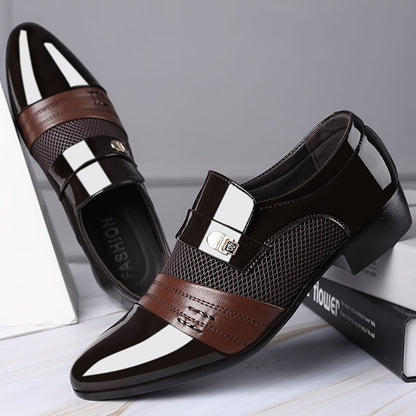Men's Casual Slip-On Shoes - Slip-On Ease