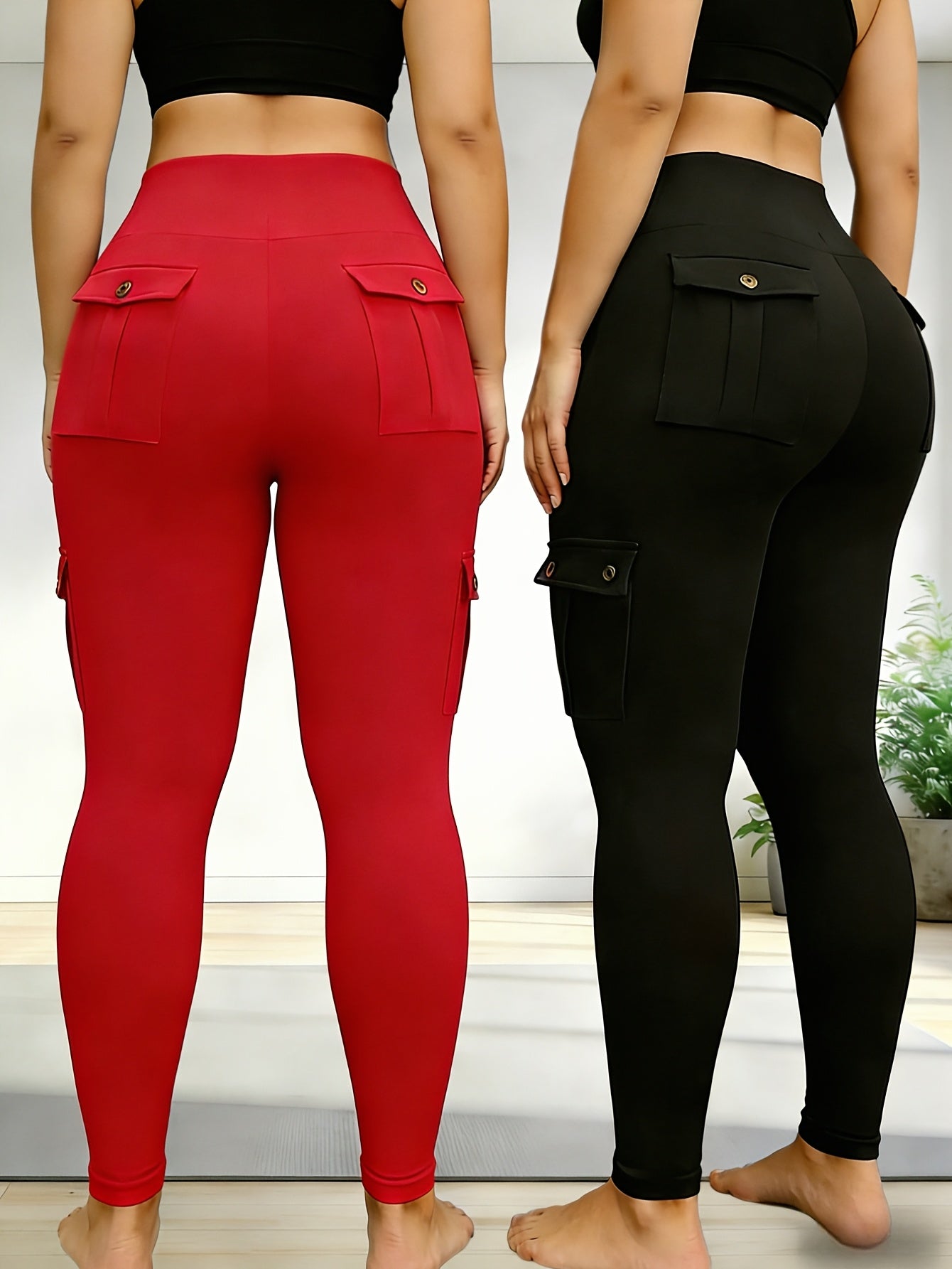 Plus Size - 3-Pack Of Large Size Big Pocket Pants | Various Colors