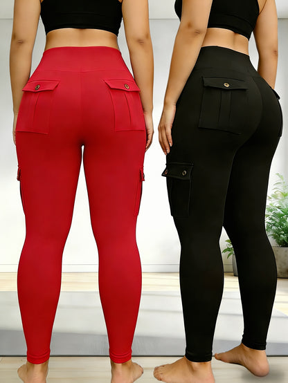 Plus Size - 3-Pack Of Large Size Big Pocket Pants | Various Colors