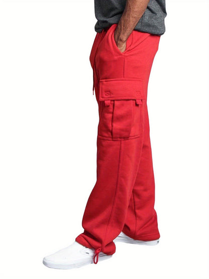Men's Casual Pants - Elastic Waist
