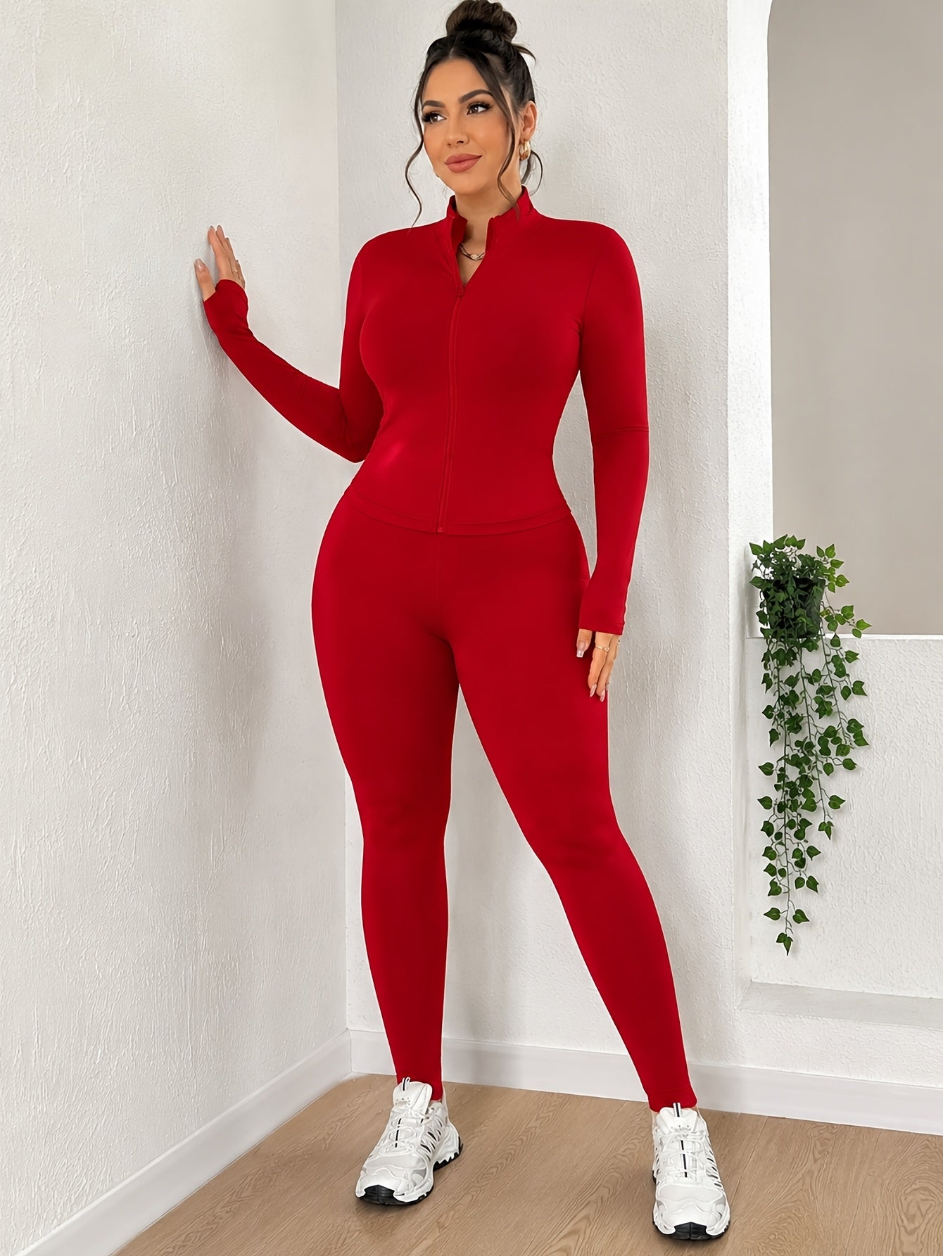 Summer Women'S Two-piece Set, Fashionable, Lightweight And Breathable Camouflage Sports Outfit, For Casual Outdoor Wear