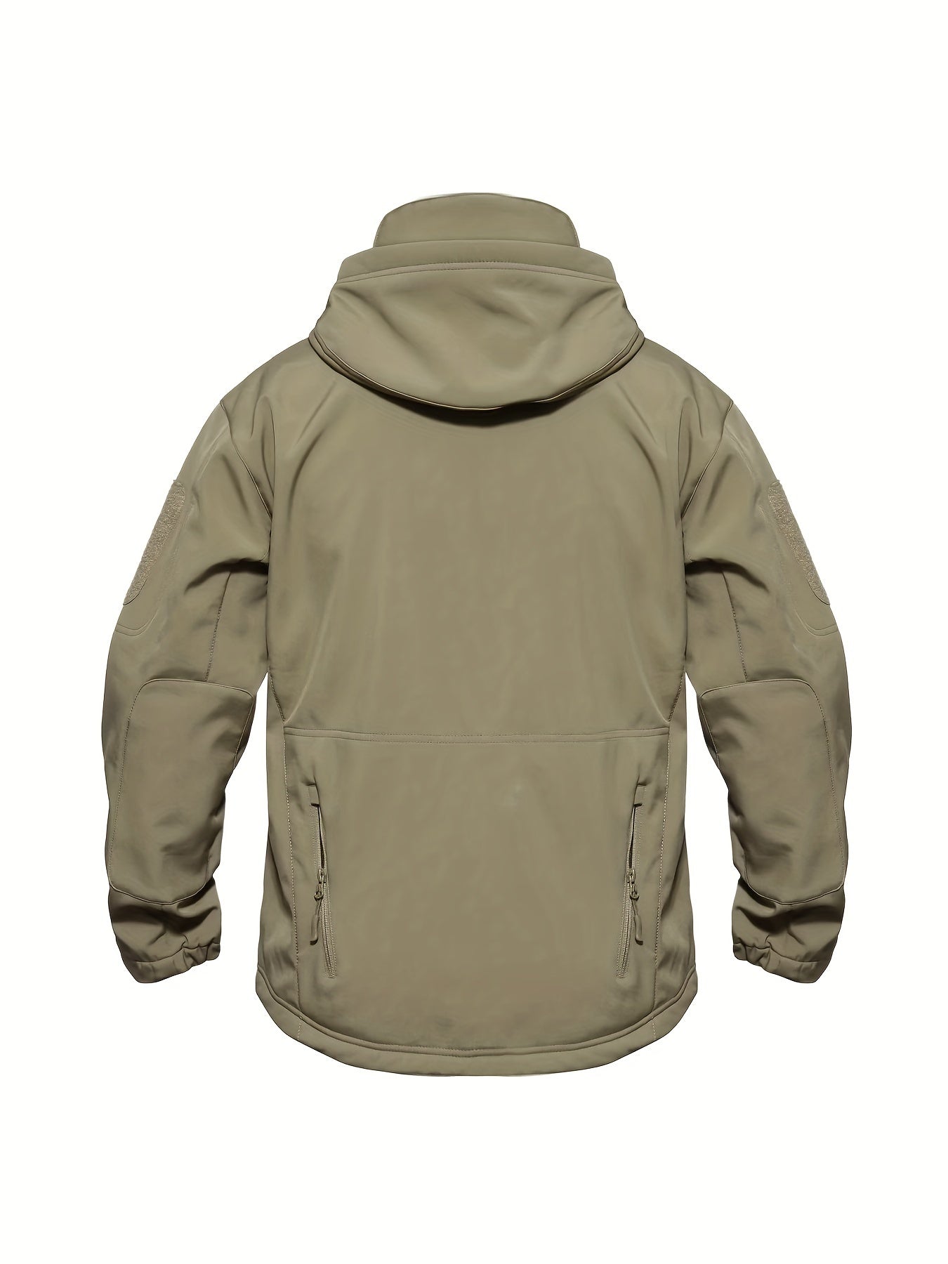 Winter-Ready High-Performance Jacket Men'S Jacket 7 Pockets Nondetachable Hood Performance Lined Soft Shell Winter Coats Windproof, Breathable Great for Camping, Fishing, Skiing Activities And Other Outdoor Activities