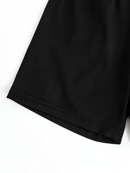 Five Combinations of Shorts And T-Shirts for Boys Showcasing a Trendy Dinosaur And Off-Road Vehicle Design, Ideal for Casual Summer Outings And Outdoor Activities, for Outdoor