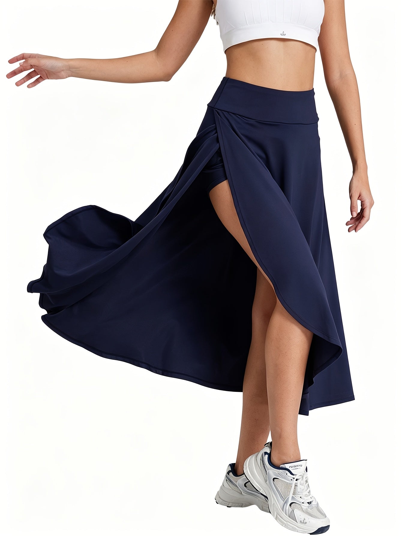 Women's Burgundy Polyester High-Waist Shorts - product view 25