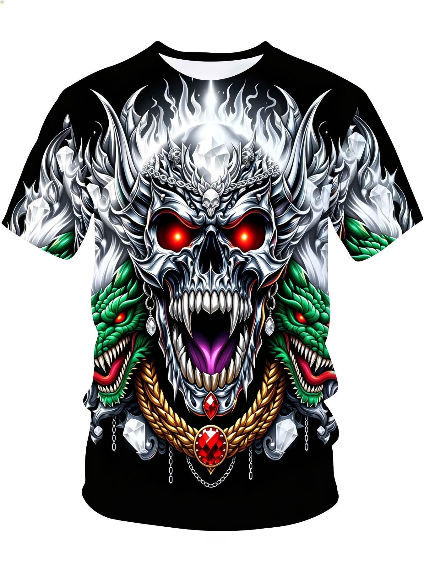Men's Multicolor Printed Graphic T-Shirt - product view 25
