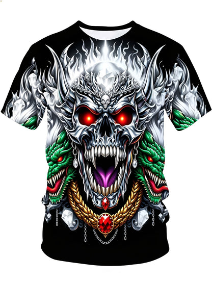 Men's Multicolor Printed Graphic T-Shirt - product view 25