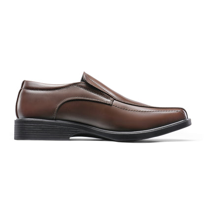 Men's Square Toe Dress Loafers Formal Shoes
