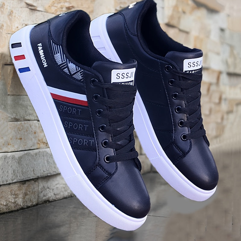 Men's Athletic Shoes - Breathable Comfort & Lace-Up Fit