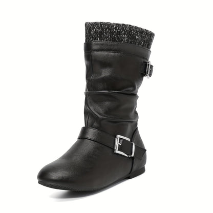 DREAM PAIRS KIDS Fashion Comfortable faux fur Lined Knee High Winter Riding Boots (Toddler/Little Kid/Big Kid)