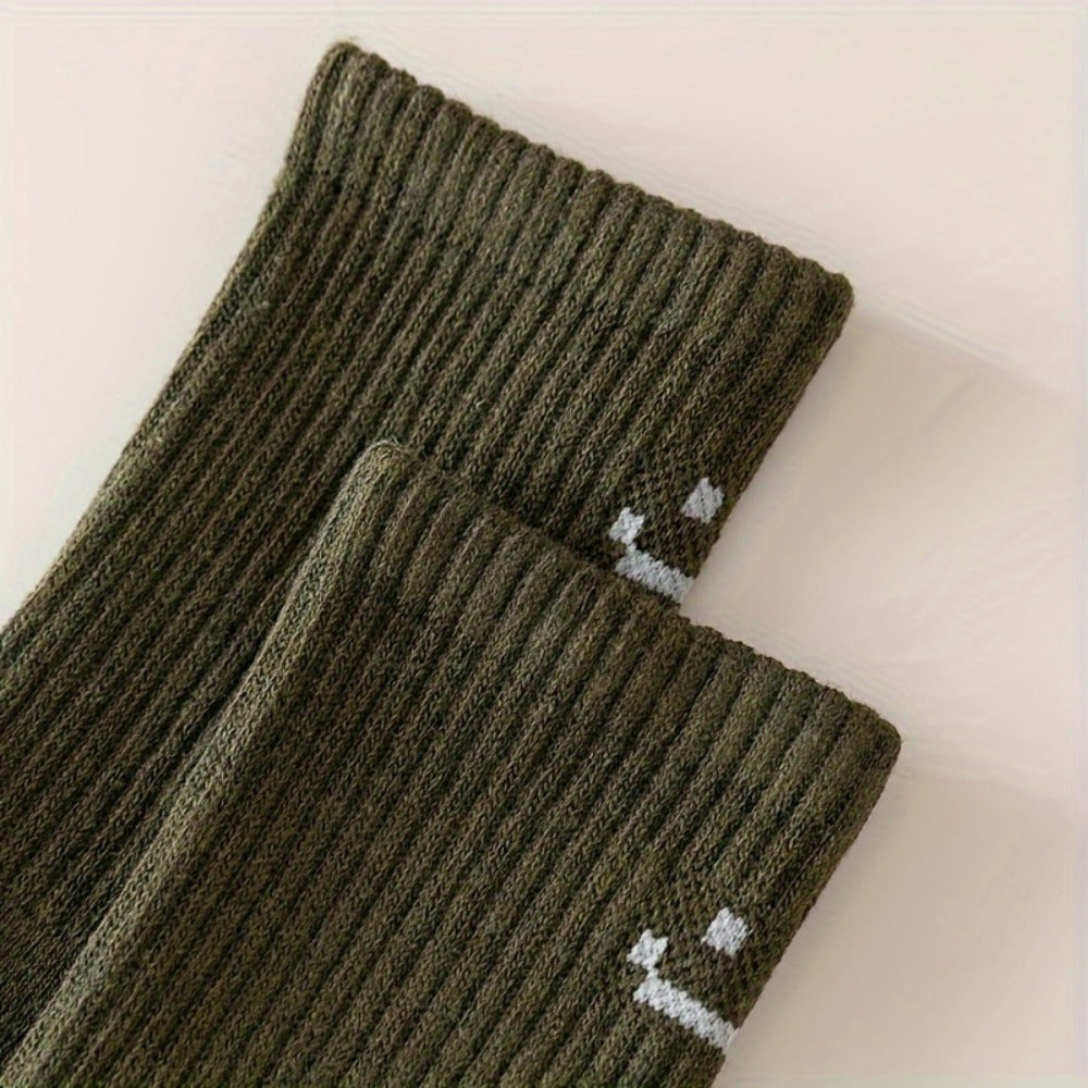Men's Cute Print Crew Socks - 6-Pair Pack