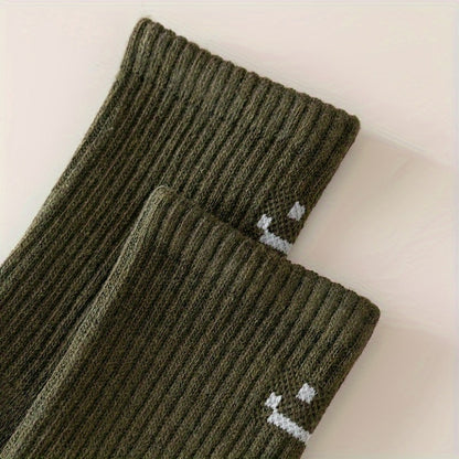 Men's Cute Print Crew Socks - 6-Pair Pack