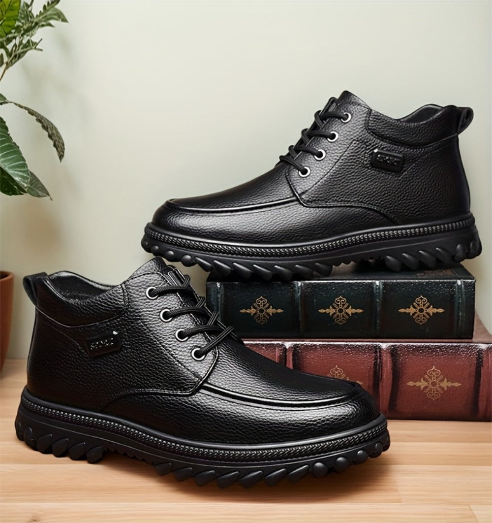 Men's Snow Boots - Non-Slip Sole Plush Lined for Cold Weather 546917