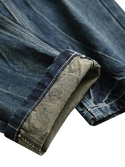 Men's Slim Fit Jeans - Classic Wash Distressed Everyday 900965